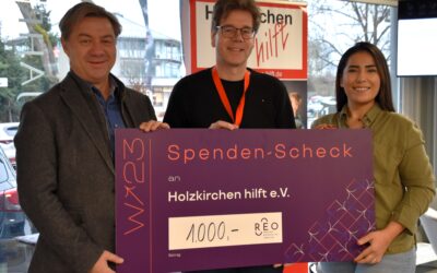 Für den guten Zweck – 1000 Euro Spende an Holzkirchen hilft