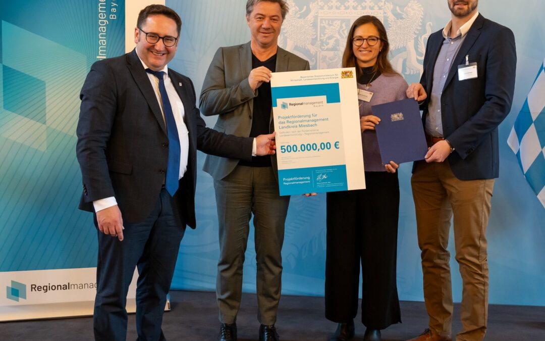 Bayerisches Wirtschaftsministerium fördert Regionalentwicklung im Landkreis Miesbach mit 500.000€