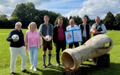 Mit LEADER-Unterstützung: Erste Fußballgolfanlage in der Region geht an den Start